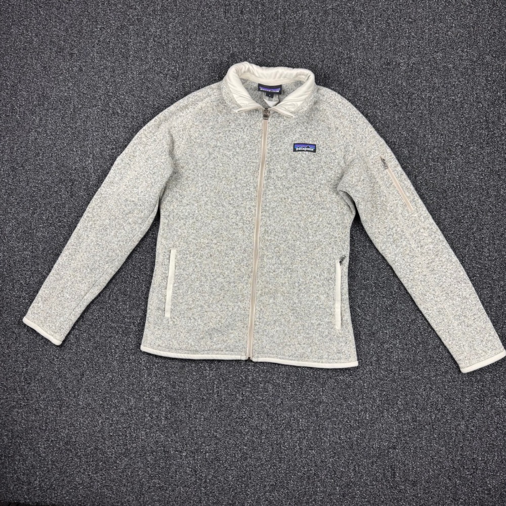 Patagonia Better Sweater Full Zip Fleece Jacket Womens S Birch White good